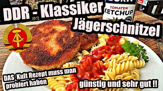 DDR Jägerschnitzel Der geniale Klassiker aus dem Osten  The BBQ BEAR [upl. by Alford559]