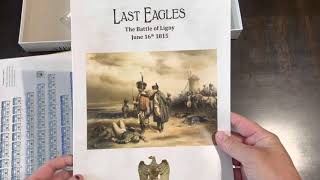 Ligny 1815 Last Eagles Hexasim  Unboxing [upl. by Yemane]