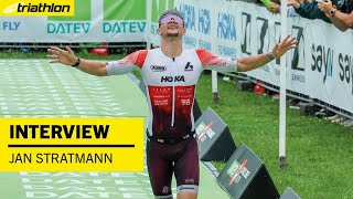 Jan Stratmann quotEs ist ein bisschen schade wenn man das Podium so knapp verpasstquot  Challenge Roth [upl. by Isaac]