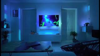 Hue Sync Box whit Hue Gradient lights Dolby Trailer Universe [upl. by Yasu]