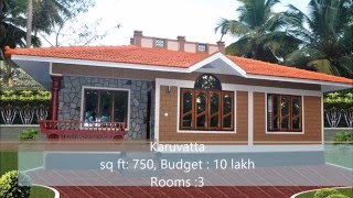 Below 10 lakh house Details Designed by KV Muraleedharan [upl. by Atinaj]