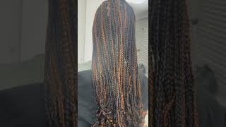 Box braids knotlessbraids latesthairstylesforblackwomen haircare hairstyles [upl. by Cathryn]