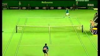 HL Roger Federer vs Marat Safin 2005 Australian Open SF 22 [upl. by Nylyaj903]