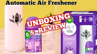 Airwick Freshmatic Auto SprayAirwick essentials mist Airwick Freshmatic refill how to use hindi [upl. by Nnasor525]