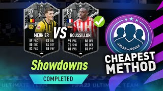 87 Showdown Meunier amp Roussillon SBC Cheapest Method  FIFA2​3 [upl. by Eirak]