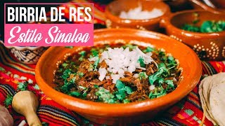 La Manera MÁS RÁPIDA de hacer BIRRIA de Res Estilo Sinaloa  Recién Cocinados [upl. by Chard]