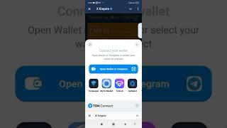 How to connect Ur on chain wallet to X empire ❤️❤️ [upl. by Norvan]