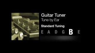 線上吉他調音器 Guitar Ear Tuner  Standard E Tuning Notes  E A D G B E [upl. by Downing]