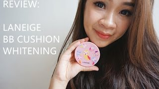 REVIEW LANEIGE BB CUSHION WHITENING LUCKY CHOUETTE EDITION BAHASA [upl. by Peace]