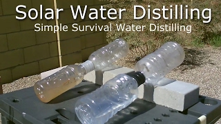 DIY Solar Water Distiller  Simple Solar Water Distilling  Easy DIY for survivalSHTF [upl. by Flemings928]