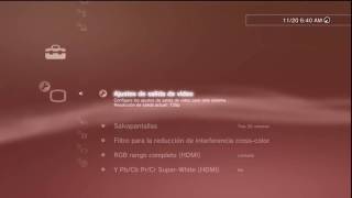 Tutorial como poner tu PS3 en resolucion 720p [upl. by Yensehc]