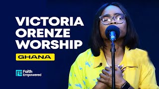 VICTORIA ORENZE POWERFUL WORSHIP AND CHANTS IN GHANA [upl. by Moore]