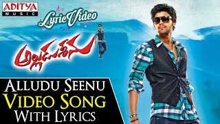 Labbar Bomma Video Song With Lyrics II Alludu Seenu Songs II Bellamkonda Sai Srinivas Samantha [upl. by Ymmac]