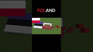 minecraft poland flag explore viralshort viralvideo [upl. by Beebe]