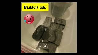 ASMR BLEACH GEL☢️⚠️ bleach sponge [upl. by Eneli]