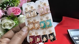 PREMIUM QUALITY BEAUTIFUL EARINGS COLLECTION AT BEST PRICE earings [upl. by Anauqed]