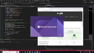 NodeJS Project in Visual Studio 2022 Getting Started [upl. by Yelnats]