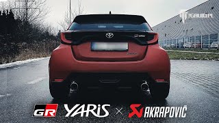 GR YARIS AKRAPOVIC EXHAUST [upl. by Dabbs]