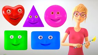 Colors Song Learn Colors and Animated Videos for Babies [upl. by Evanne]