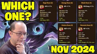 Novembers Ancient Runes Choice and Coupon Codes Summoners War [upl. by Dranal433]