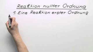 Reaktion nullter Ordnung Reaktionsordnung und Beispiele  Chemie  Physikalische Chemie [upl. by Scoter515]