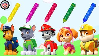 PAW Patrol  Draw The Head 1  Video For Kids 4K [upl. by Cote]