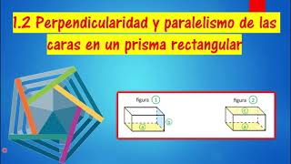 12 PERPENDICULARIDAD Y PARALELISMO DE LAS CARAS EN UN PRISMA RECTANGULAR  UNIDAD 11  Quinto Grado [upl. by Hashim]