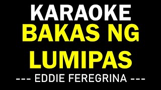 BAKAS NG LUMIPAS  EDDIE FEREGRINA KARAOKE MUSIC BOX [upl. by Hach]