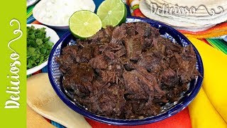 Fácil Barbacoa de Cachete de Res en Olla de Coccion Lenta  DELICIOSO [upl. by Enisaj]