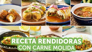 Recetas rendidoras con carne molida  Kiwilimón [upl. by Eissed]