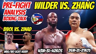 Wilder vs Zhang  Bivol vs Zinad WBAIBO  Ford vs Ball WBA  Prefight analysis [upl. by Stoll]