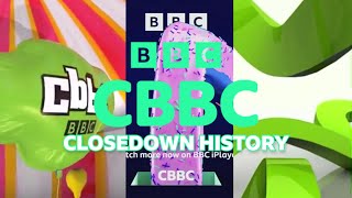 CBBC CLOSEDOWN HISTORY 20022023 [upl. by Enneite]