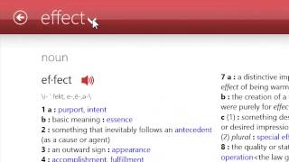 MerriamWebster App for Windows 8 [upl. by Cost]