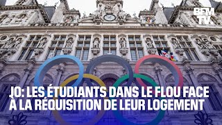 Les étudiants dans le flou face à la réquisition de leur logement Crous pendant les JO de Paris [upl. by Puett]