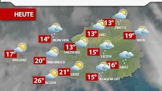 OE24TV  Das Wetter heute für Österreich 05052017 [upl. by Anerec662]