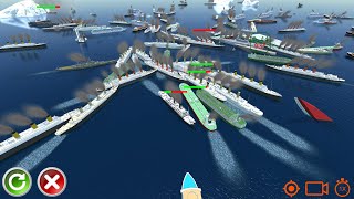 Titanic vs Super Chaos  Ship Handling Simulator [upl. by Ahsemrak]