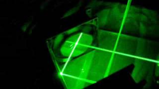 Green laser spirograph [upl. by Aihsercal867]