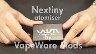 Nextiny atomizer by VWM  First overview amp setup tutorial [upl. by Nirrok]