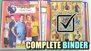 COMPLETE BINDER Adrenalyn XL 20242025 Premier League Full Binder Update  All Golden Ballers [upl. by Kellia953]