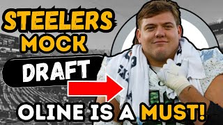 7 Round Steelers MOCK draft GRADE my MOCK draft [upl. by Niknar]