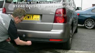 Towbar Video  VW Touran Westfalia Detachable [upl. by Kathe]