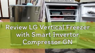 Review LG Vertical Freezer with Smart Invertor Compressor GN304SLBT Upright Freezer [upl. by Pigeon]