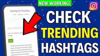 How to Check Trending Hashtags on Instagram 2024 [upl. by Viquelia]