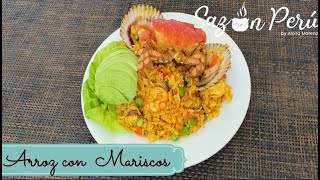 ARROZ CON MARISCOS  SAZÓN PERÚ 2020 [upl. by Einhoj829]