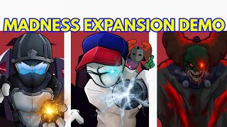 Friday Night Funkin VS MADNESS EXPANSION The DEMO  Madness Combat FNF ModHardGameplay Tricky [upl. by Bechler301]