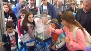 FilaMaker on Maker faire Rome 2015 big shredder in action [upl. by Ennaillij]