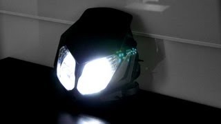 Doppeloptik  Lichtmaske umbau auf LEDs [upl. by Eedia]