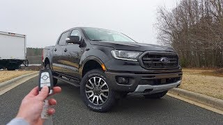 2019 Ford Ranger Lariat FX4 Start Up Walkaround Test Drive and Review [upl. by Sabrina]