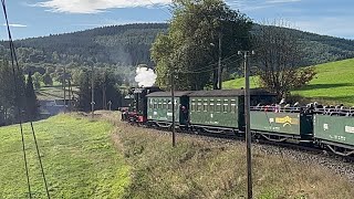 Ausfahrt fichtelbergbahn [upl. by Ilahsiav]