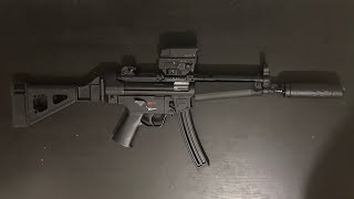 HK MP5 22 LR  SilencerCo Omega 36M [upl. by Chappelka22]